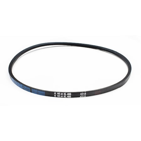 D&D A44/4L460 Classical V-Belt, 46 in Outside Length, 1/2 in Top Width, 1 Ribs A44/4L460